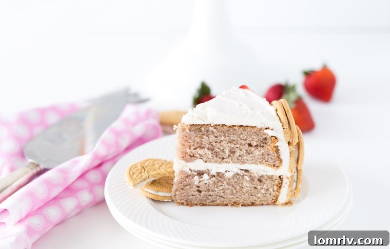 Strawberry Cookie Cake