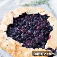 Blueberry Thyme Galette
