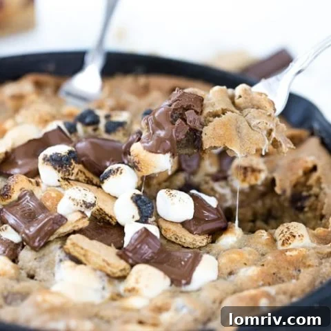 Skillet S'mores Cookie