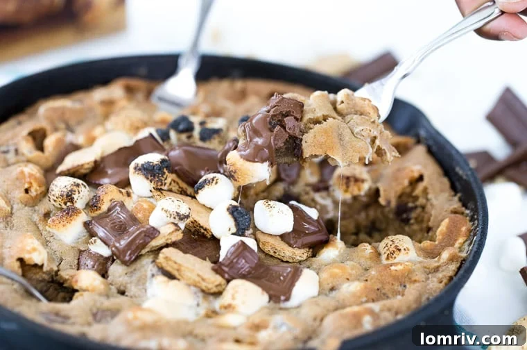Skillet S'mores Cookie