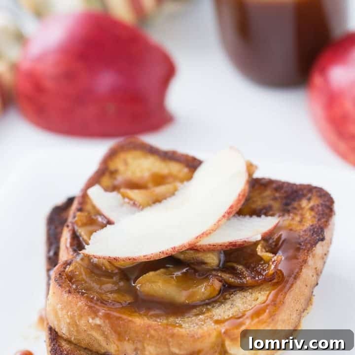 Coconut Apple Caramel French Toast