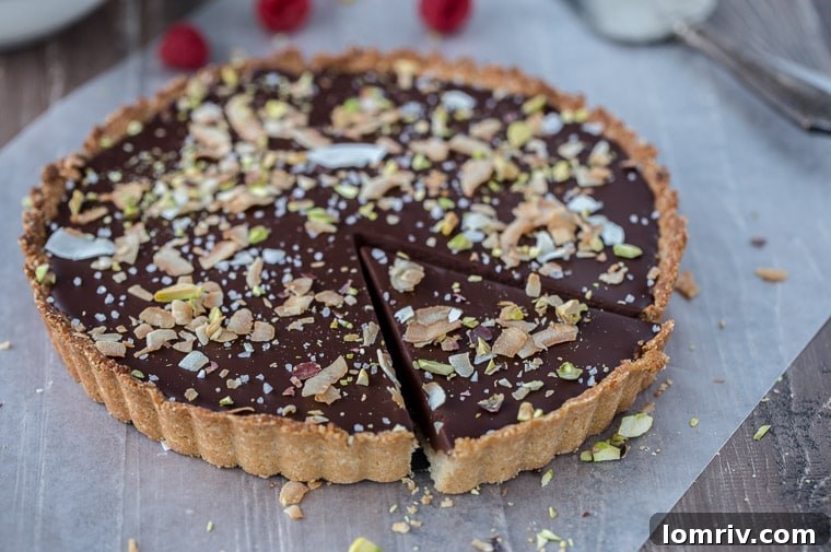 Chocolate Coconut Tart