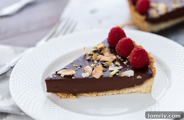 Chocolate Coconut Tart