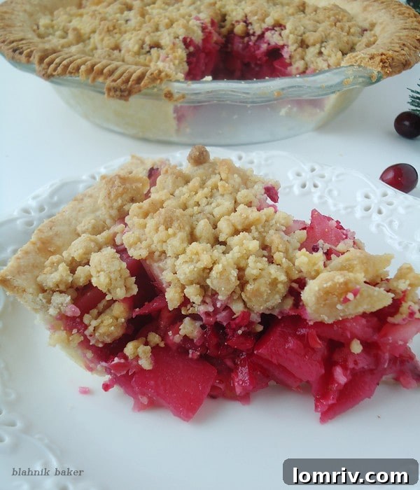 Cranberry Ginger Pear Pie