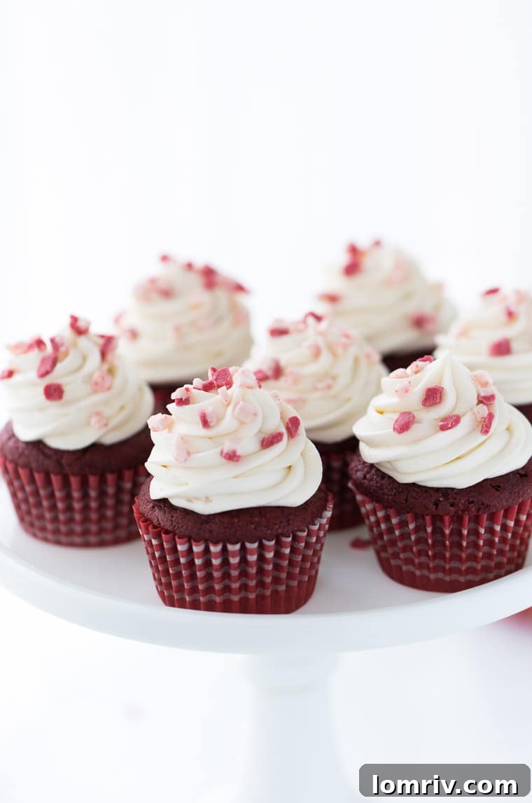 These peppermint red velvet cupcakes offer a fantastic balance of moist, fluffy texture with delightful notes of chocolate and a refreshing peppermint essence.