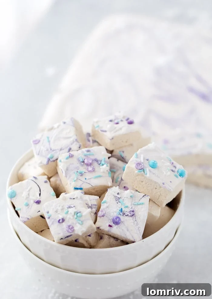 Delicious Homemade Honey Lavender Marshmallows