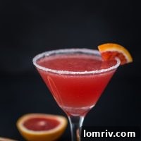 Blood Orange Vanilla Martini