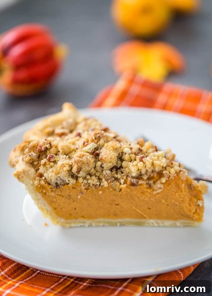Sweet Potato Pecan Pie with Streusel Topping