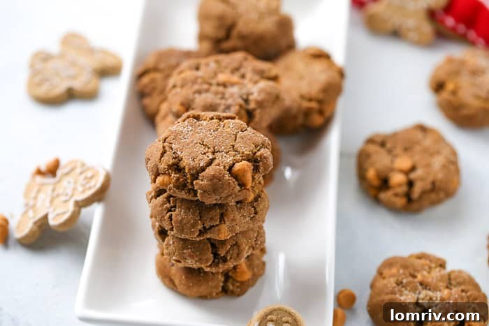 Butterscotch Gingersnap Molasses Cookies