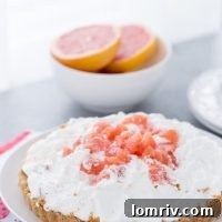 Grapefruit Yogurt Mousse Tart