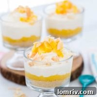 Coconut Mango Mousse - A creamy, dreamy tropical dessert with fresh mango and rich coconut