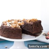Flourless Chocolate Coconut Cake