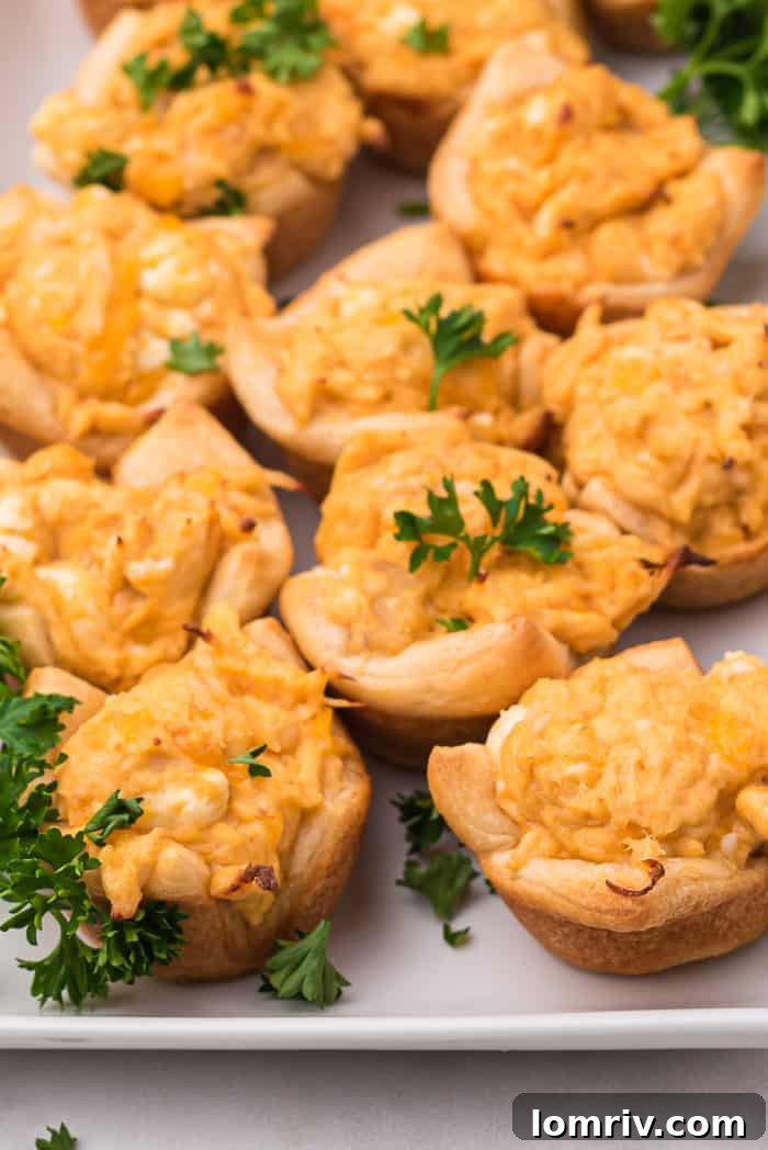 Buffalo Chicken Dip Bites