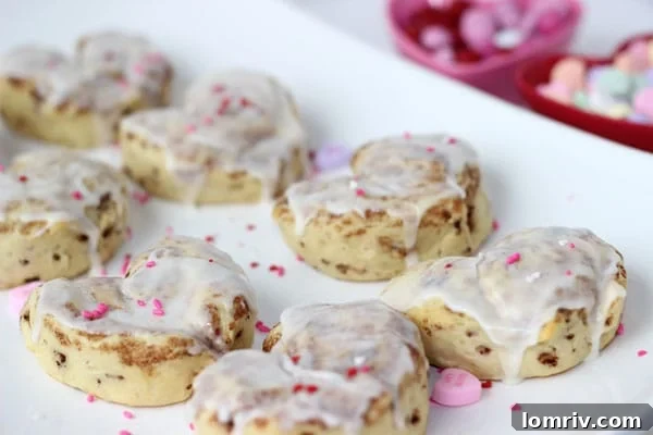 sweetheart cinnamon rolls