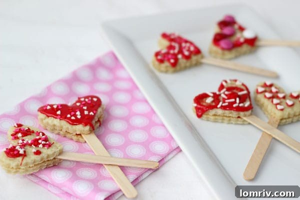 Valentine Cookie Pops