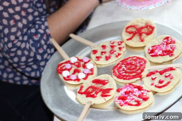 Valentine Cookie Pops
