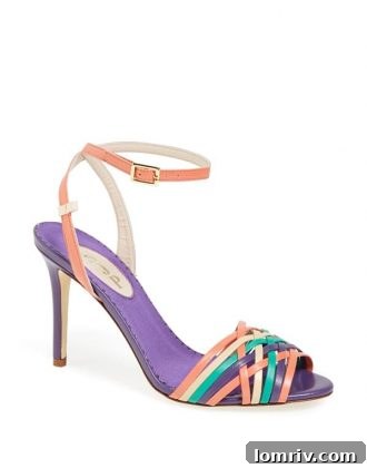 Statement SJP footwear, showcasing bold design and luxurious materials.