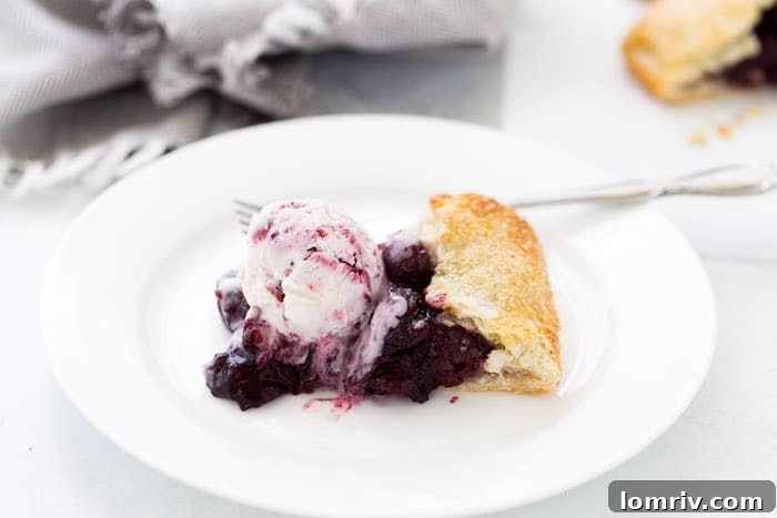 This rustic cherry galette is simple, flavorful and perfect for summer! 