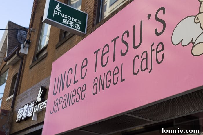 A close-up shot of a fluffy Japanese cheesecake from Uncle Tetsu, known for its light, airy texture and delicate sweetness, a must-try in Toronto.