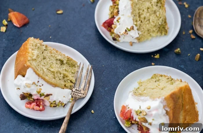Generous Slice of Orange Chiffon Cake Ready for Serving