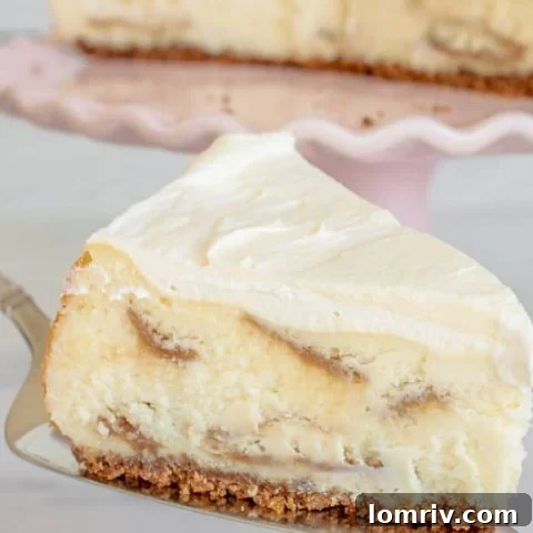 White Chocolate Biscoff Cheesecake