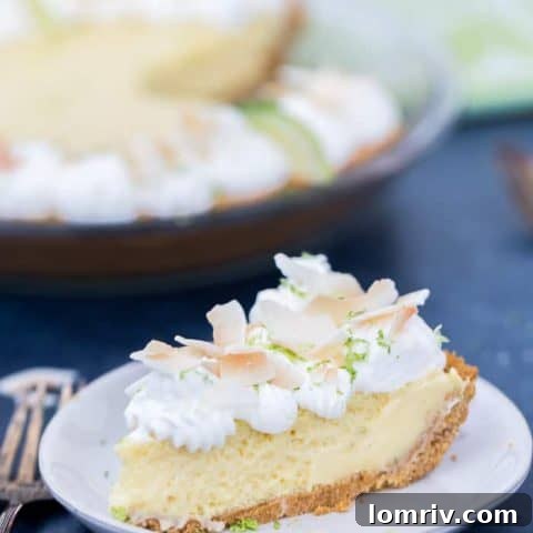 Coconut Key Lime Pie