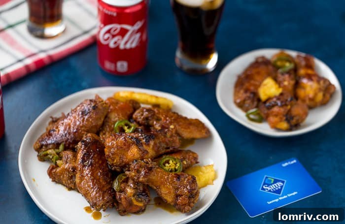 Crispy Baked Chicken Wings Ready for Glaze