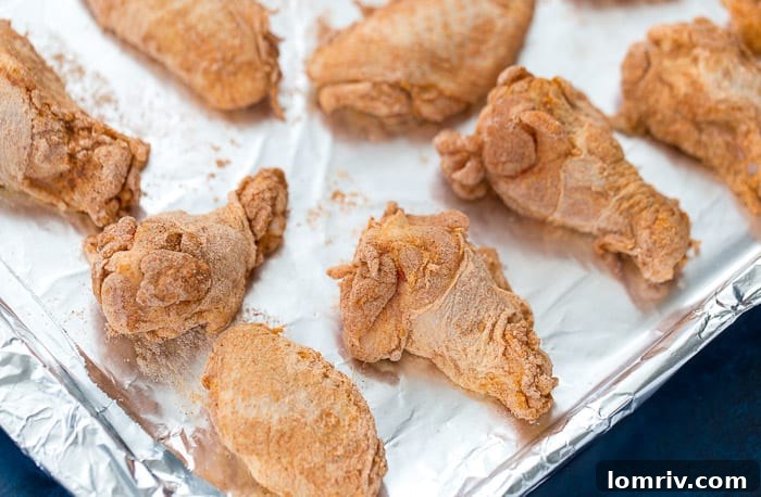 Seasoned Chicken Wings Ready for Baking