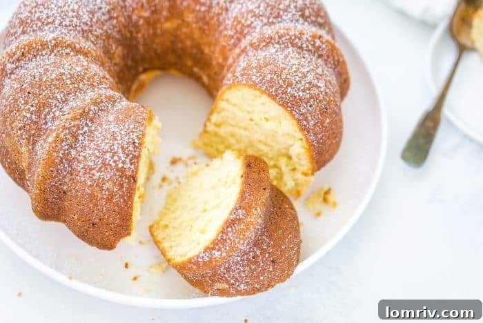 Buttery Vanilla Pound Cake with Almond Notes