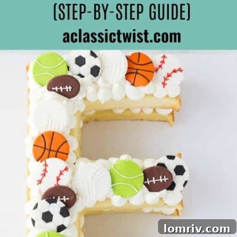 How to Make a Letter Cake