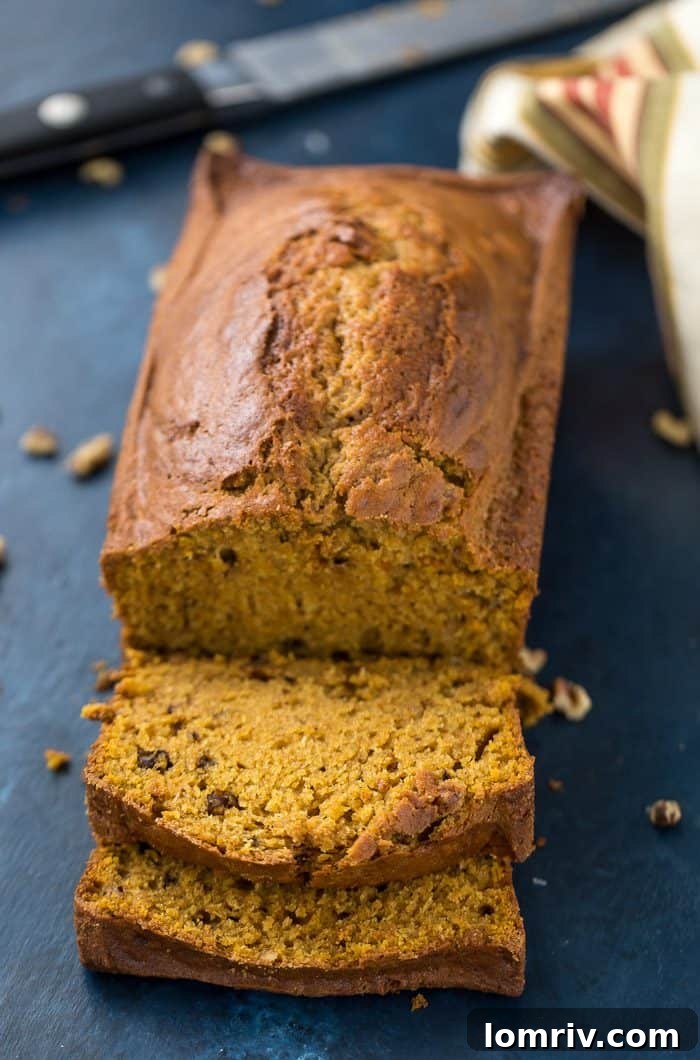 Delicious Classic Pumpkin Bread, perfect for fall baking