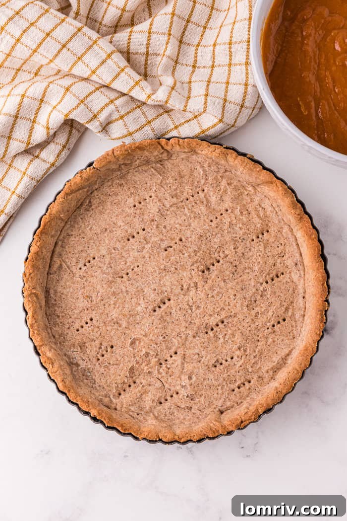 Pumpkin tart crust