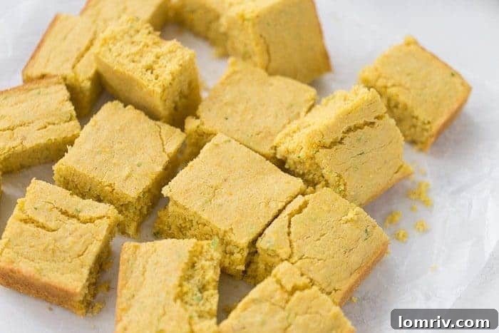 Delicious and easy homemade Jalapeño Buttermilk Cornbread recipe