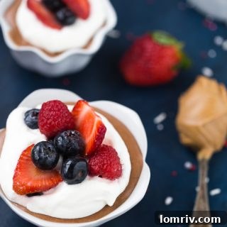 Peanut Butter Chocolate Mousse