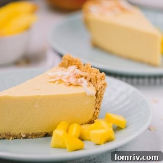 Mango Pie with Coconut Crust