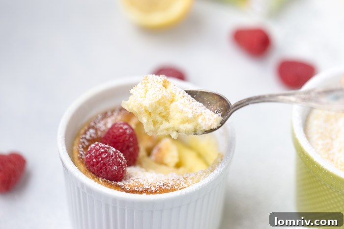 Delicious individual Lemon Pudding Cakes cooling on a wire rack, showcasing their golden tops.