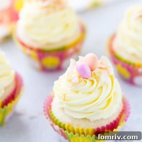 Meyer Lemon Coconut Cupcakes