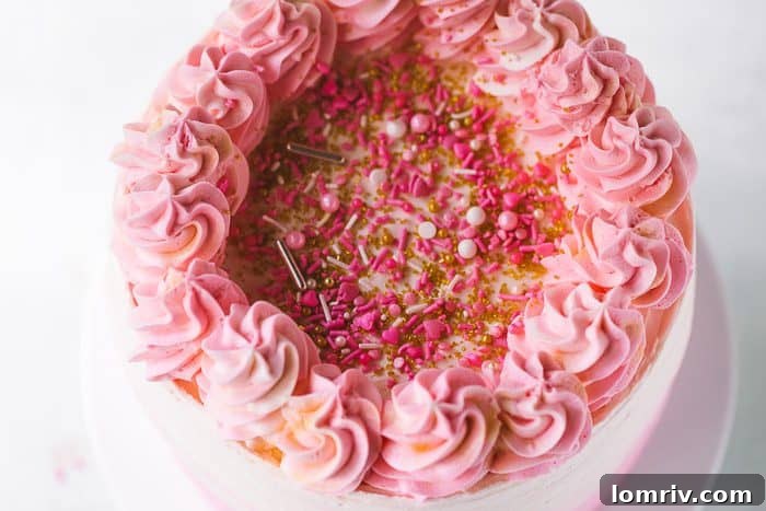 Pink Ombre Cake