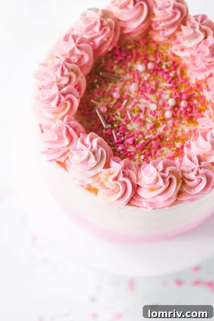 Pink Ombre Cake