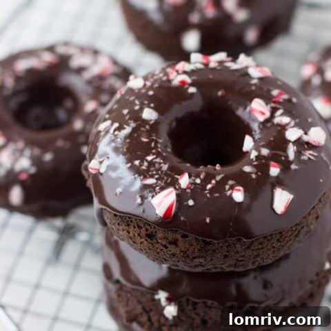 Peppermint Mocha Donuts