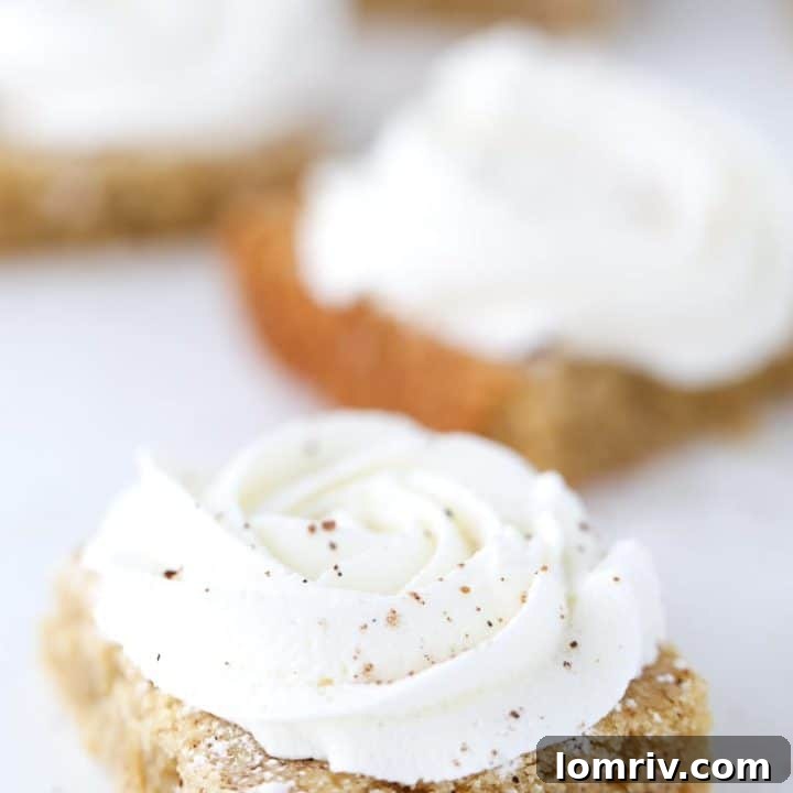 Browned Butter Eggnog Cookie Bars