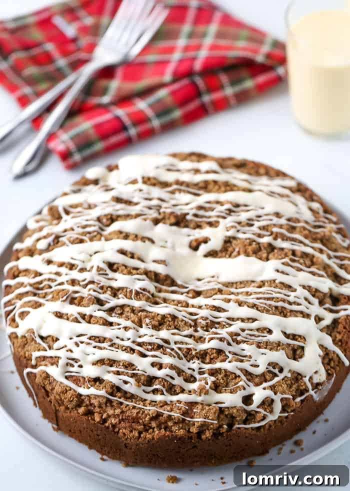 Eggnog Coffee Cake