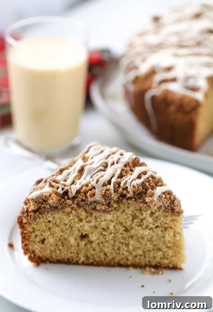 Eggnog Coffee Cake