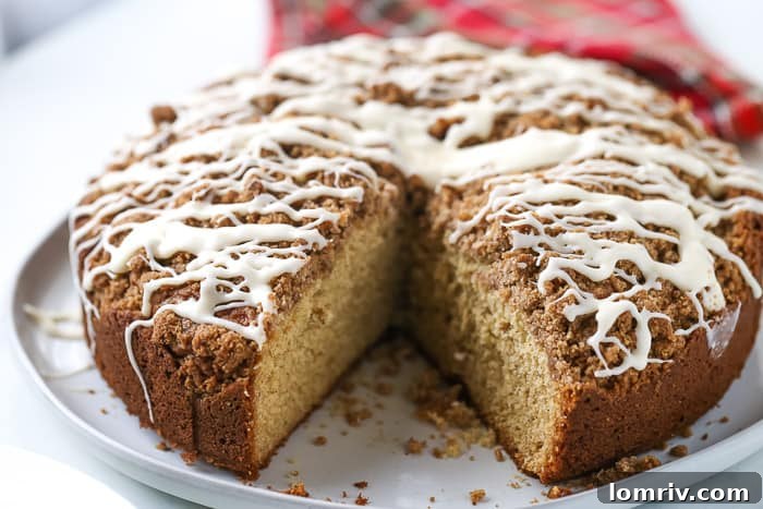 Eggnog Coffee Cake