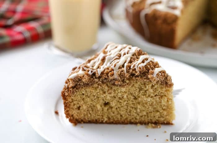 Eggnog Coffee Cake