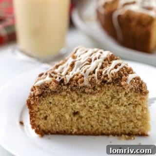 Eggnog Coffee Cake