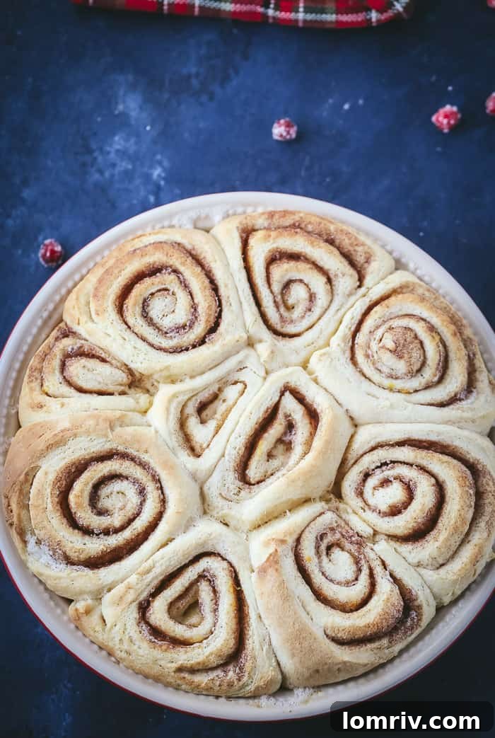 Delicious Eggnog Cinnamon Rolls with Cream Cheese Frosting