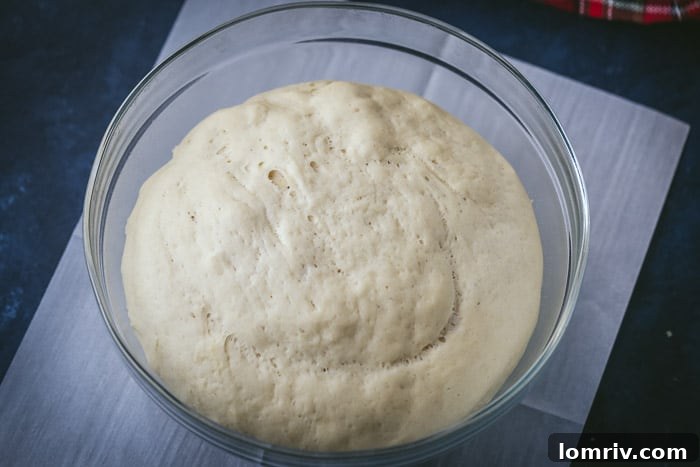 Mixing Eggnog Cinnamon Roll Dough in a Stand Mixer