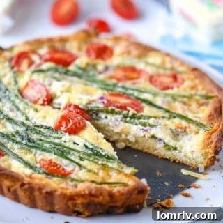 Asparagus Cheese Tart