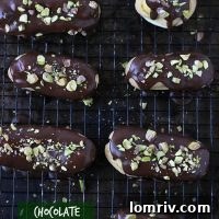 Chocolate Pistachio Éclairs
